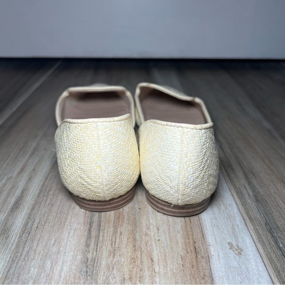 Isaac Mizrahi New York Tan / Cream Woven Pointed Toe Flats Women’s Size 6 - Picture 5 of 11